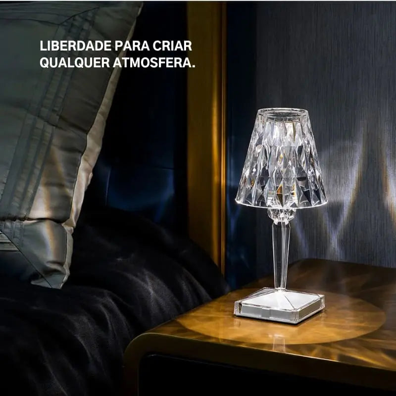 Luminária de Mesa de Led Sem Fio 3 em 1 Touch