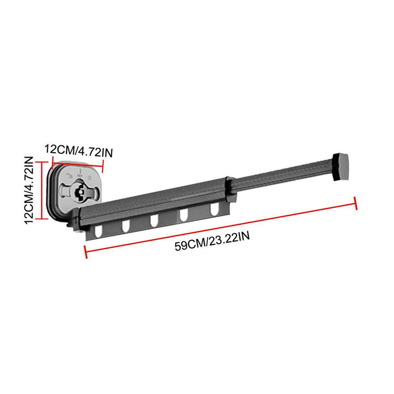 Varal Retrátil Compacto CabideFlex