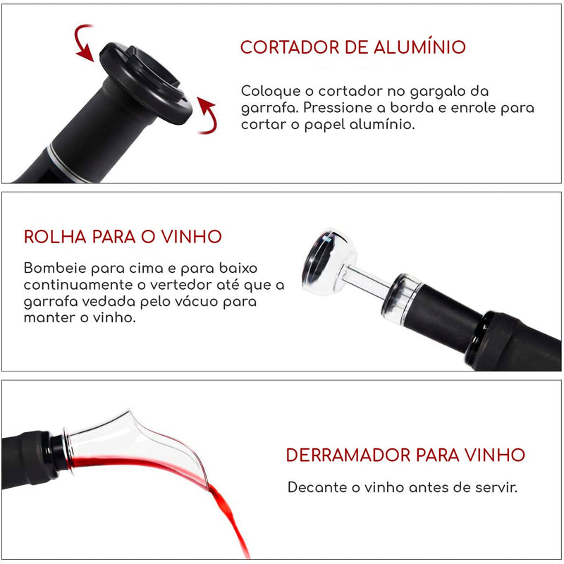 Abridor de Vinhos Elétrico - Utilar